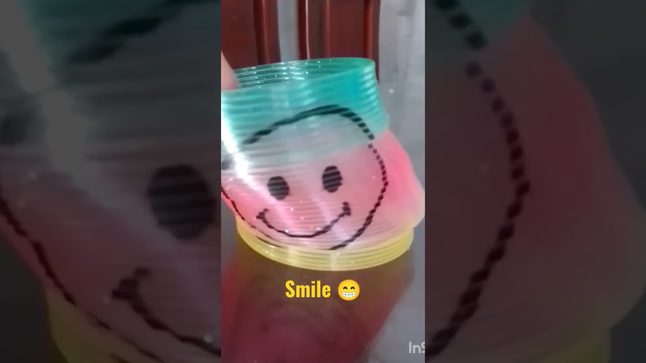 Smile 😊 | Rainbow circle spring toy 