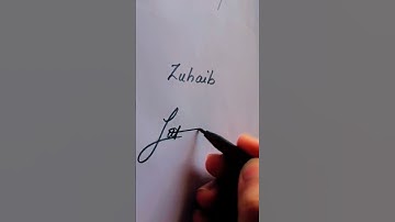 #zuhaib name signature #plzcomplete300 subscribers#shortvideo #trendingshorts