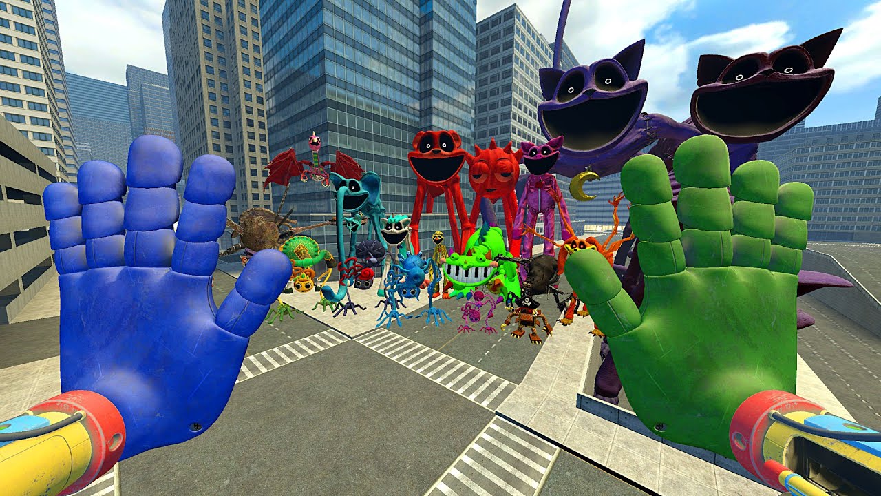 Surviving SMILING CRITTERS INFECTION CHASE in garry's mod #3