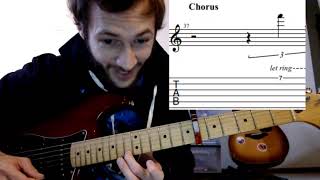 Turn Off The House - The National - Guitar lesson walkthrough &amp; tab