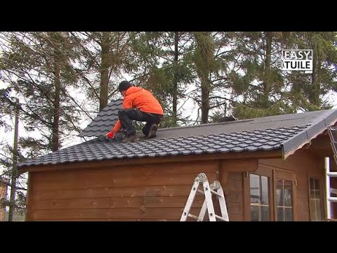 Video: Dächer aus Metallziegeln - einfach und bequem