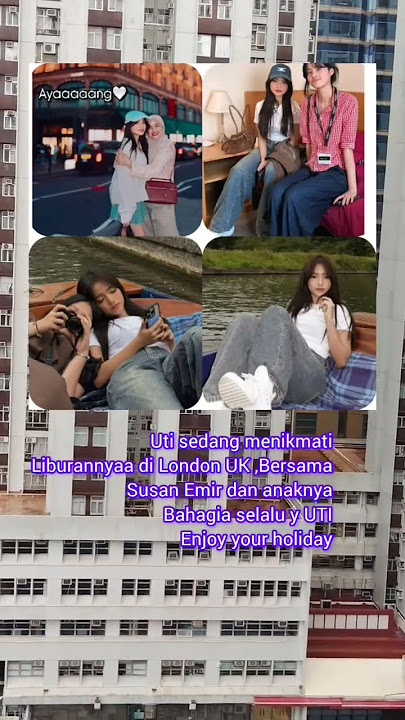 keseruan UTI sedang menikmati liburannya di London, semoga aja biss ketemu sm mas dewan,,love VERFU