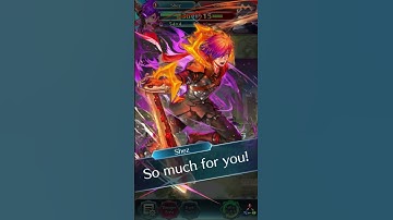 Male Shez Critical Quotes - Fire Emblem Heroes #Shorts #Nintendo #FireEmblem