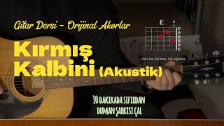 Duman - Kırmış Kalbini Gitar Dersi (Kolay Anlatım)