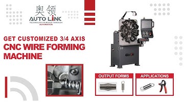 3 - axis CNC Wire Forming Machine | Spring Forming Machine (Available in Alibaba and Made in China)