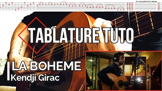 Tab Tuto LA BOHEME Kendji Girac Officiel [Détaillé] HD chords