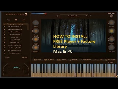 How to Install #RDGAudio #Vibraphonez 2 AU VST MAC & PC FREE Player + Library