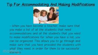Accommodations vs. Modifications