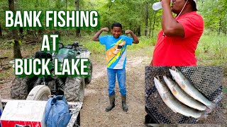 Bank Fishing at Buck Lake