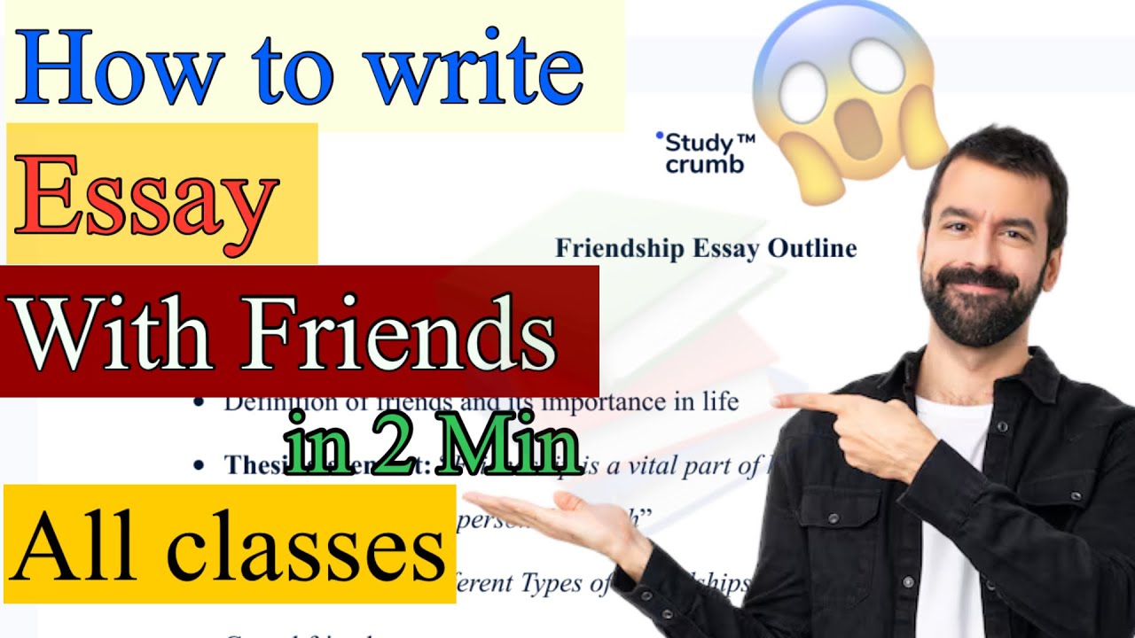 HOW TO WRITE ESSAY WITH FRIENDS || ALL CLASSES || MOST IMPORTANT 