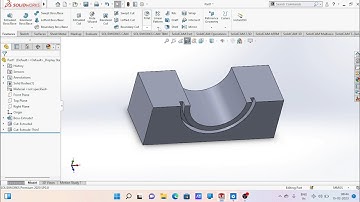 solidworks tutorial|extruded cut tool | how to use extruded cut tool in solidworks