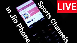 जियो फ़ोन में कौन कौन से स्पोर्ट्स चैनल मिलते है | Jio Phone