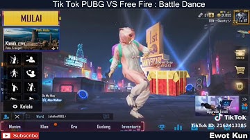 Tik Tok Pubg VS Free Fire Battle Dance Adu Joget Emote mana yang menag nih