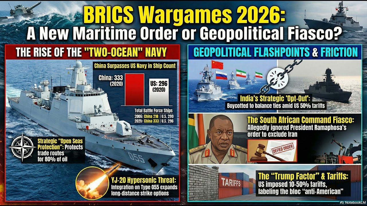 Podcast - 2026 BRICS Wargames: China’s Secret Weapon & The Ally Who Fled!
