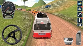 Mini bus driving Simulator 3d - Van Bus Game - Offroad Mini Bus Android Gameplay  screenshot 4