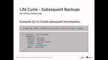 [2015] Incremental backups: Good things come in small packages! by John Snow