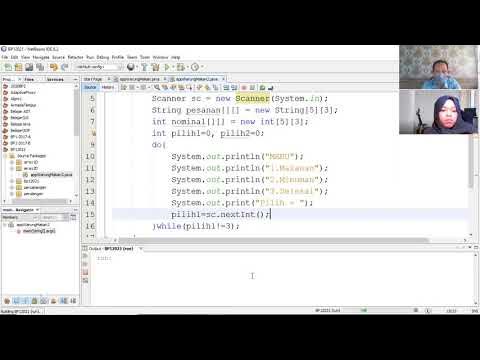 Penggunaan Array 2 Dimensi: Aplikasi Warung Sederhana - YouTube