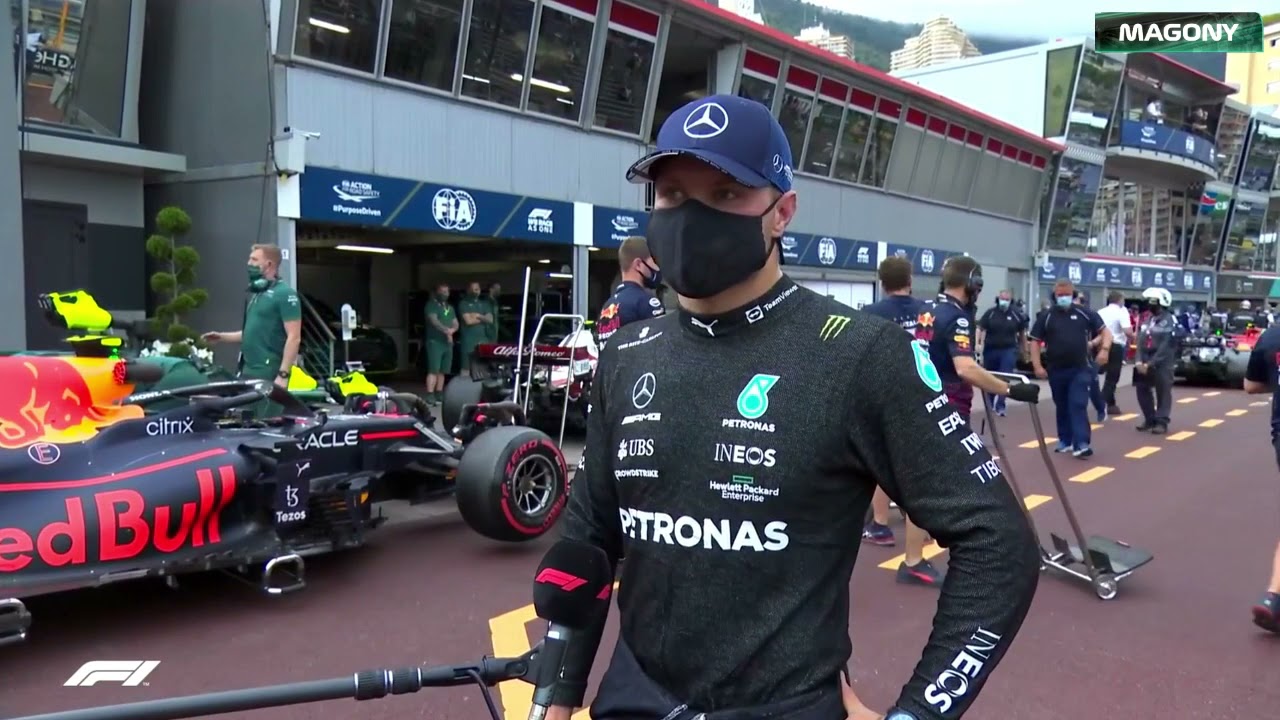Valtteri Bottas Post-Qualifying interview in Monaco 2021
