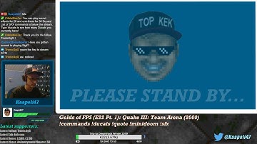 Golds of FPS (E22): Quake III: Team Arena (2000)