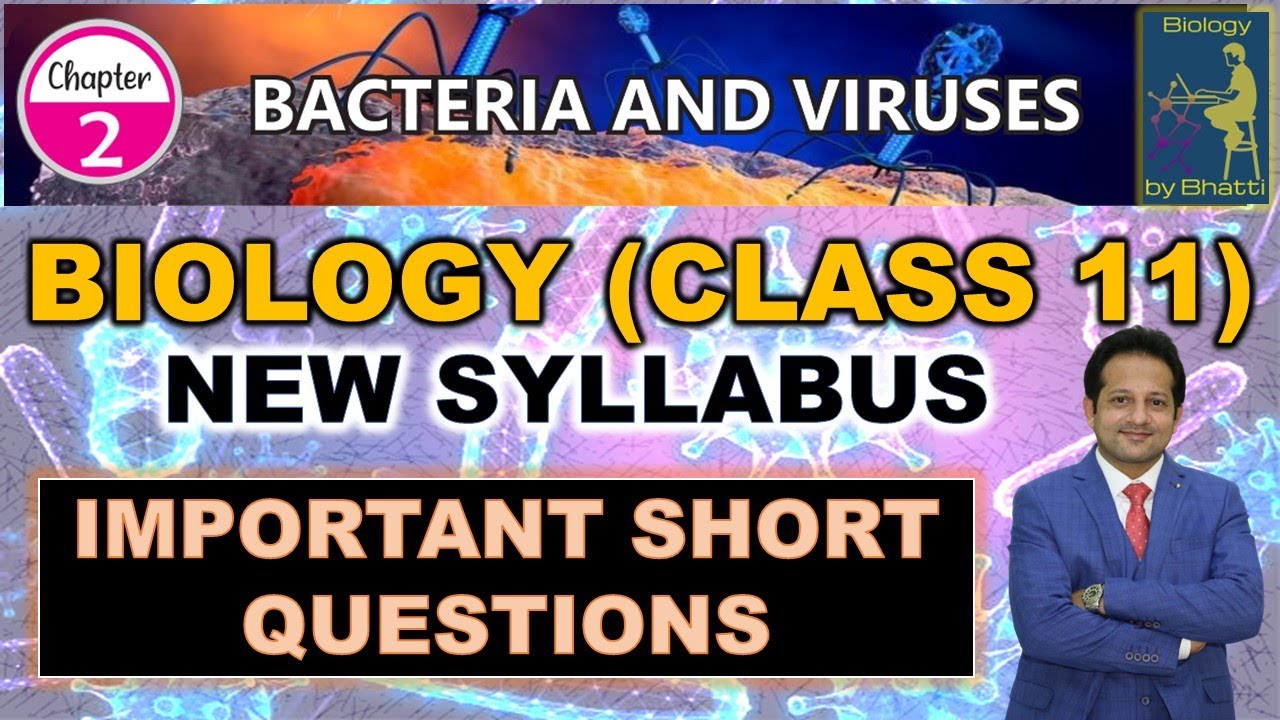 Class 11 New Biology Chapter 2 Short Question Answer | Bacteria & Viruses F.Sc Short Questions