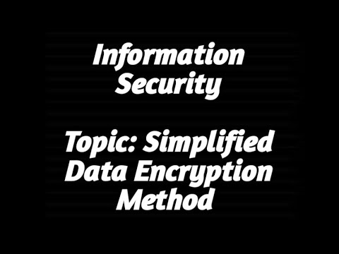 Simplified Data Encryption