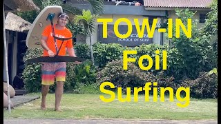 Foil surfing c tow-in - чистий кайф.