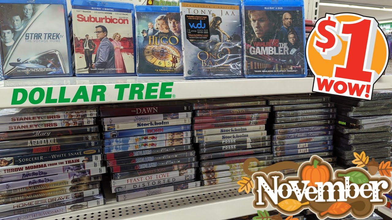 1 BLURAY'S & DVDS DOLLAR TREE (NOVEMBER 2021 DROP) YouTube