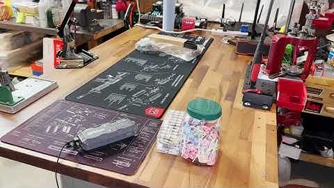 New Walnut Countertop Reloading Bench W/ Kobalt Workbench Parts from Lowe