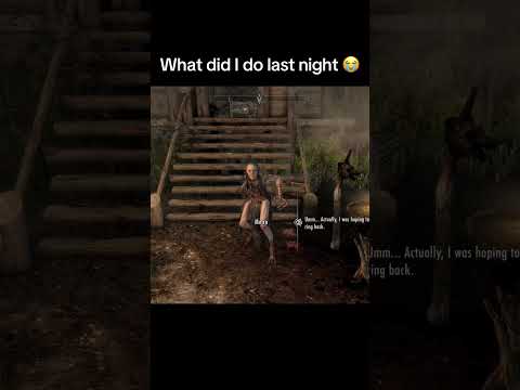 What did I do last night Skyrim #skyrim #elderscrolls #skyrimspecialedition