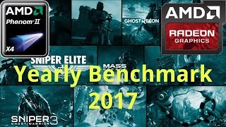 *PART 1* (HD 7850/R7 265/R7 370 | Phenom II X4) Gaming | 15 Games Tests of 2017 in 25/30 Minutes