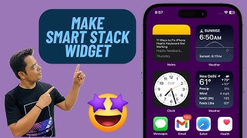 How to Create a Custom Smart Stack Home Screen Widget on iPhone