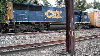 RARE: Norfolk Southern 36A with CSX Ex-Conrail SD60I! - 10/10/14