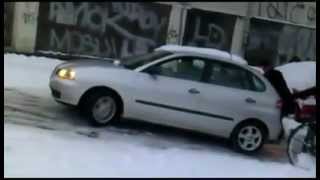 Compilation De Glisse Sur La Neige En Voiture - Joke Tv