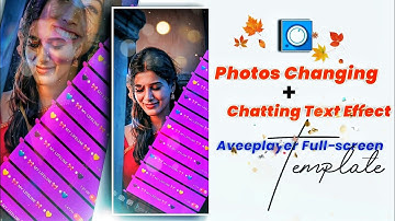 Chatting Effect + Photos Changing 🔥👌Full-screen Aveeplayer Template Download Links | JK EDITS
