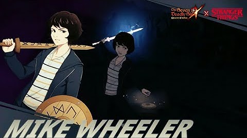 Mike Skills, Ultimate & Victory Pose. Seven Deadly Sins Grand Cross x Stranger Things.