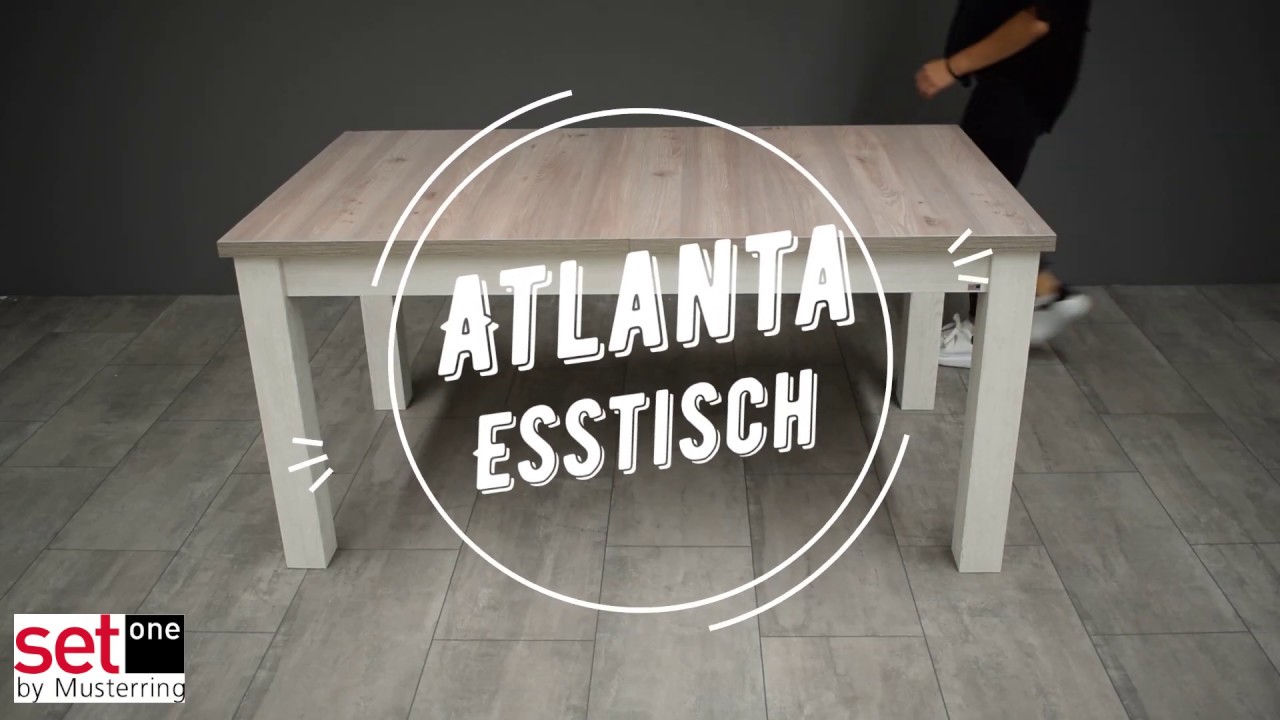 Mäusbacher/Musterring - Atlanta Esstisch Auszugsfunktion - YouTube