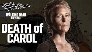 Famous Death of Carol - How It Happened in the Comic - The Walking Dead - How Carol Dies Wealth