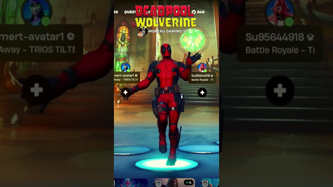 NEW DEADPOOL emote in FORTNITE😍 