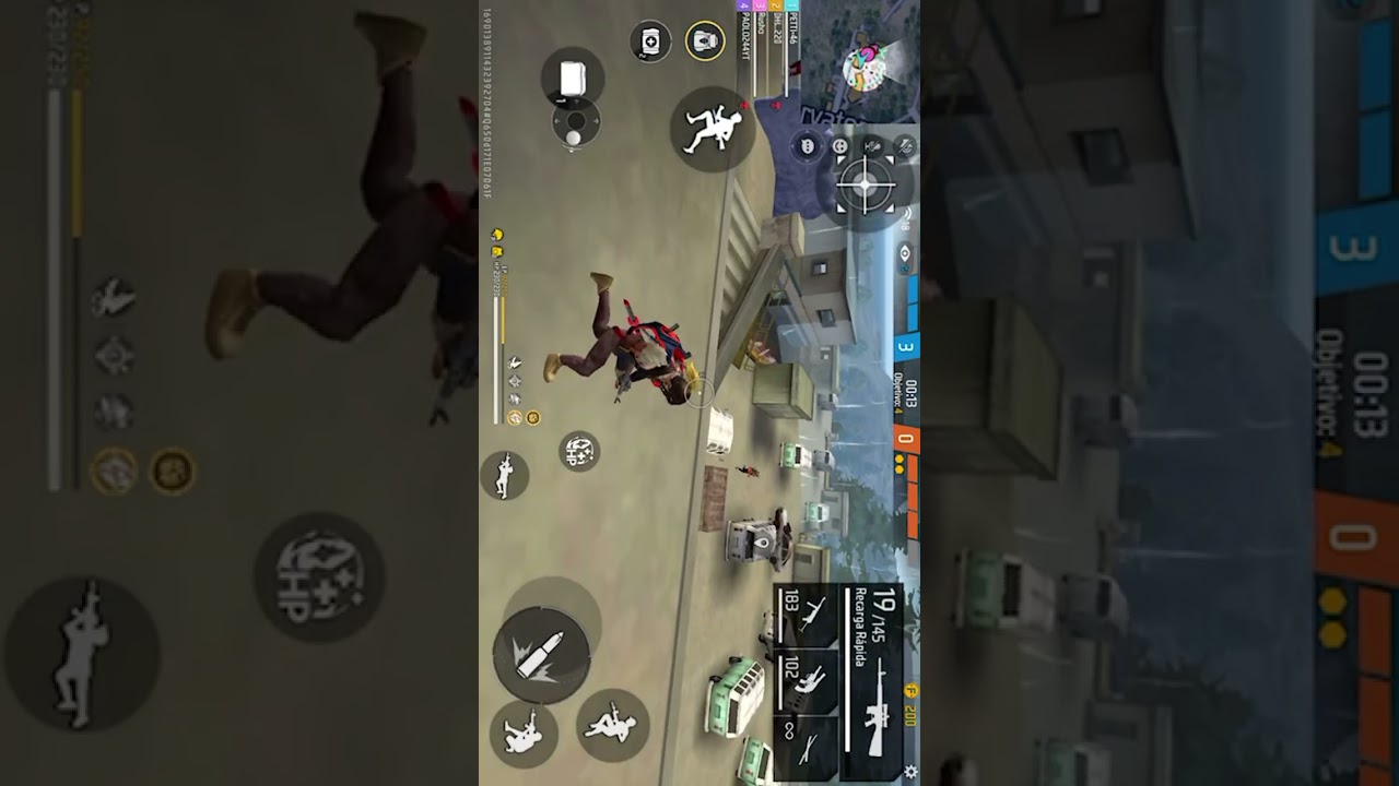 Jogando Free Fire no iPhone 8