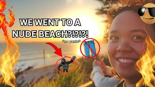 We went to the beach together