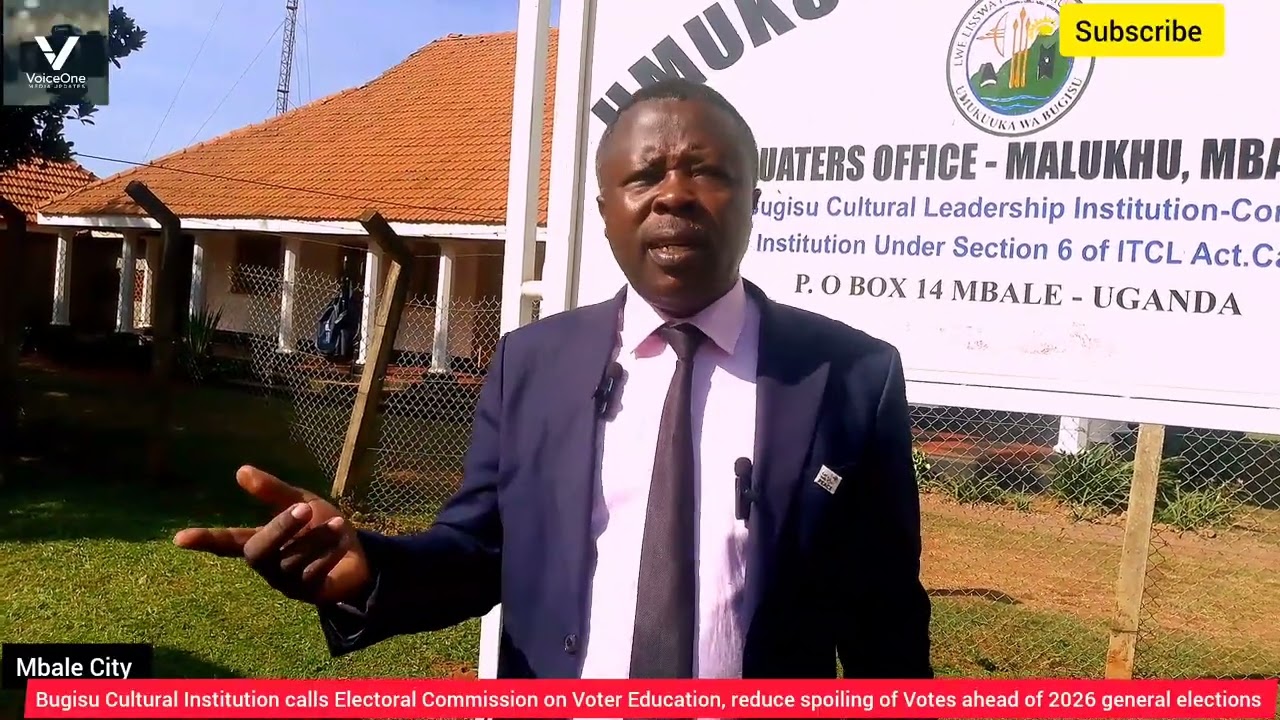 Bugisu Cultural Institution Asks Subjects to Shun Violence Ahead of 2026 general Elections