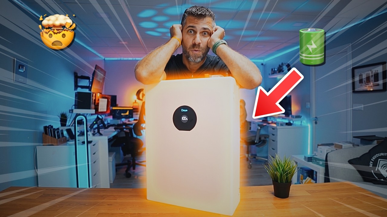 I INSTALLED the NEW Deye SE-F5 Pro Battery 🤯 5 kWh MODULAR and 6000 Cycles! 🚀