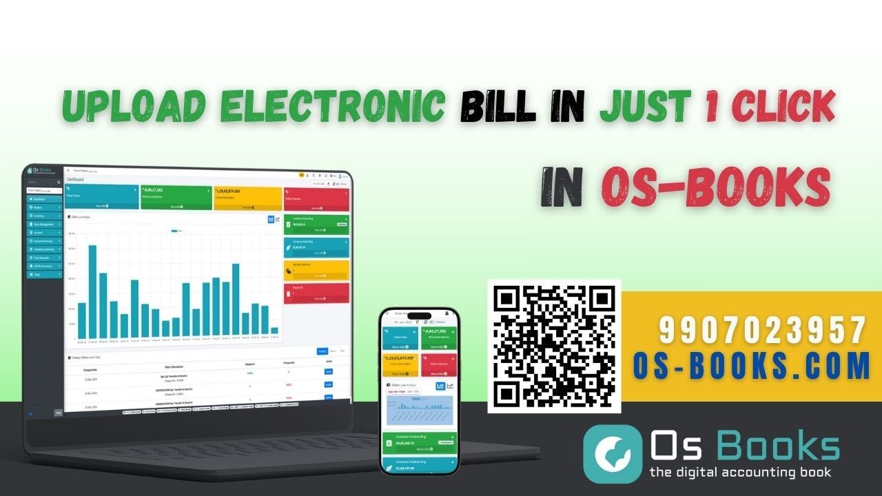 Upload Electronic Purchase Bill in Just 1 Click | OS-Books Demo for ...