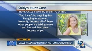 Calls released between Kaitlyn Hund and girlfriend