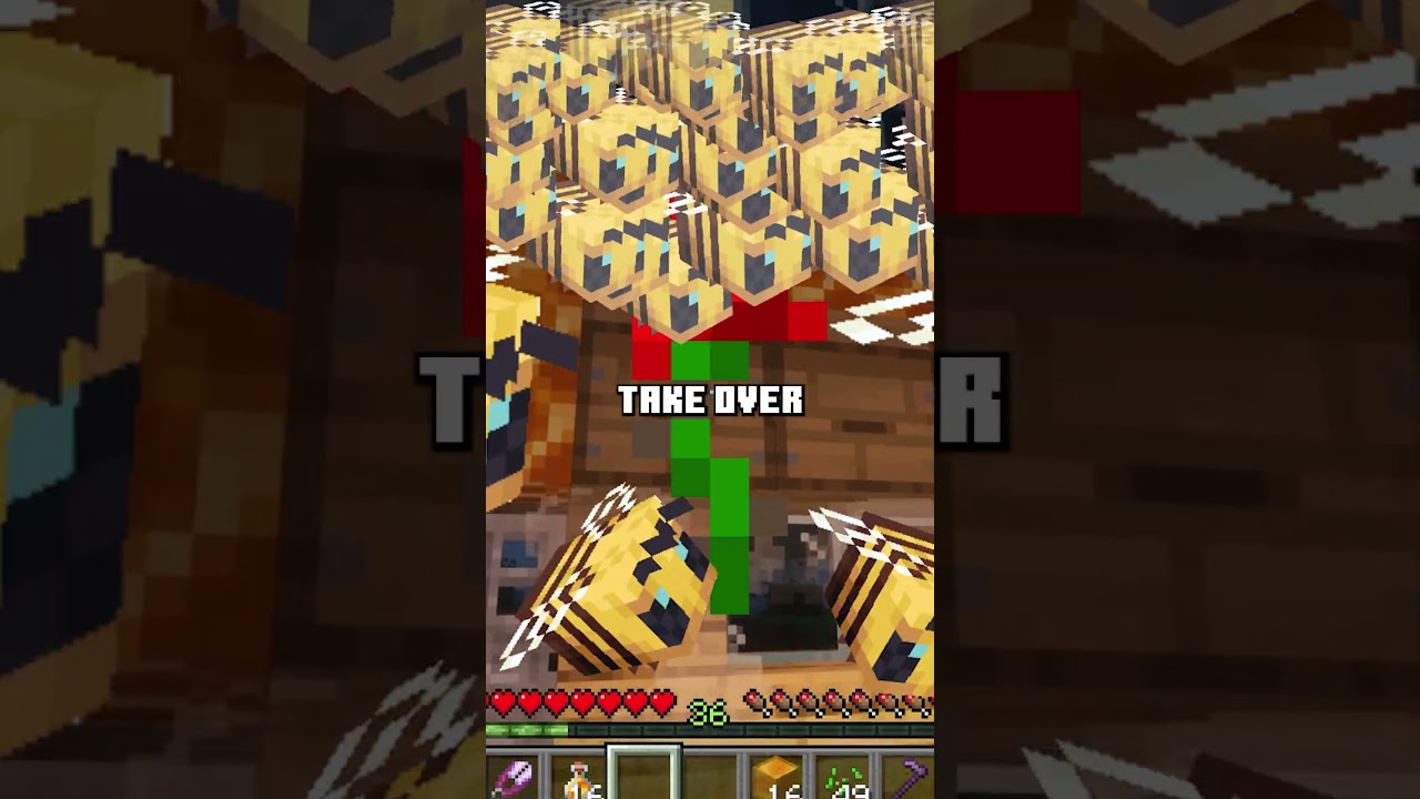 How to Build More Beehives in Minecraft #minecraft #minecraftshorts