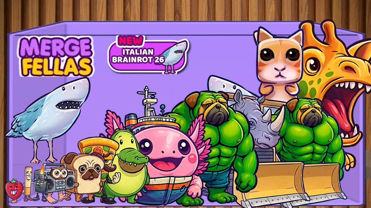 Merge Fellas New Italian Brainrot 26 Update🔥💥🎁
