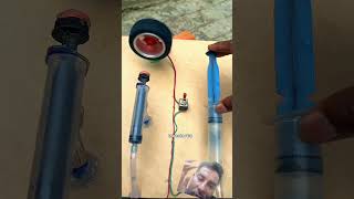 hydraulic brake working model #5minutecrafts #automobile #diy #science #experiment