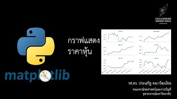 สอนการสร้างกราฟด้วยไพธอน matplotlib: กราฟแสดงราคาหุ้นหลายตัวพร้อม ๆ กัน
