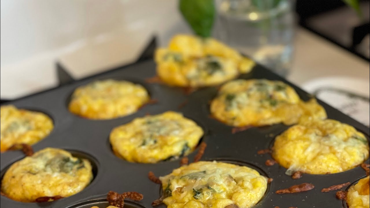 Kale Breakfast Muffins (How to… Easy breakfast recipe) YouTube