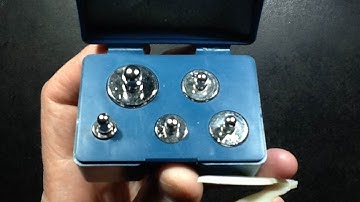 Testing cheap ebay calibration weights.